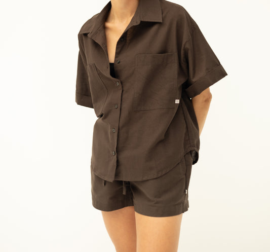 Chocolate Brown | BLOUSE