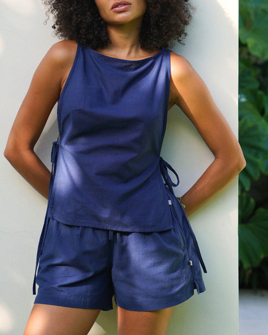 Navy Blue | STRING TOP