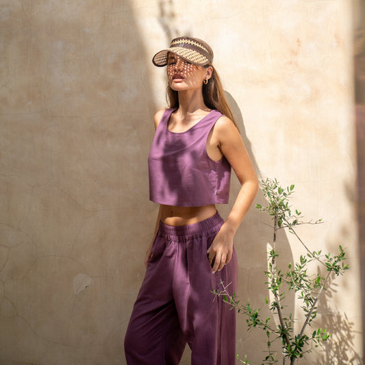 Purple Mauve | CROP TOP