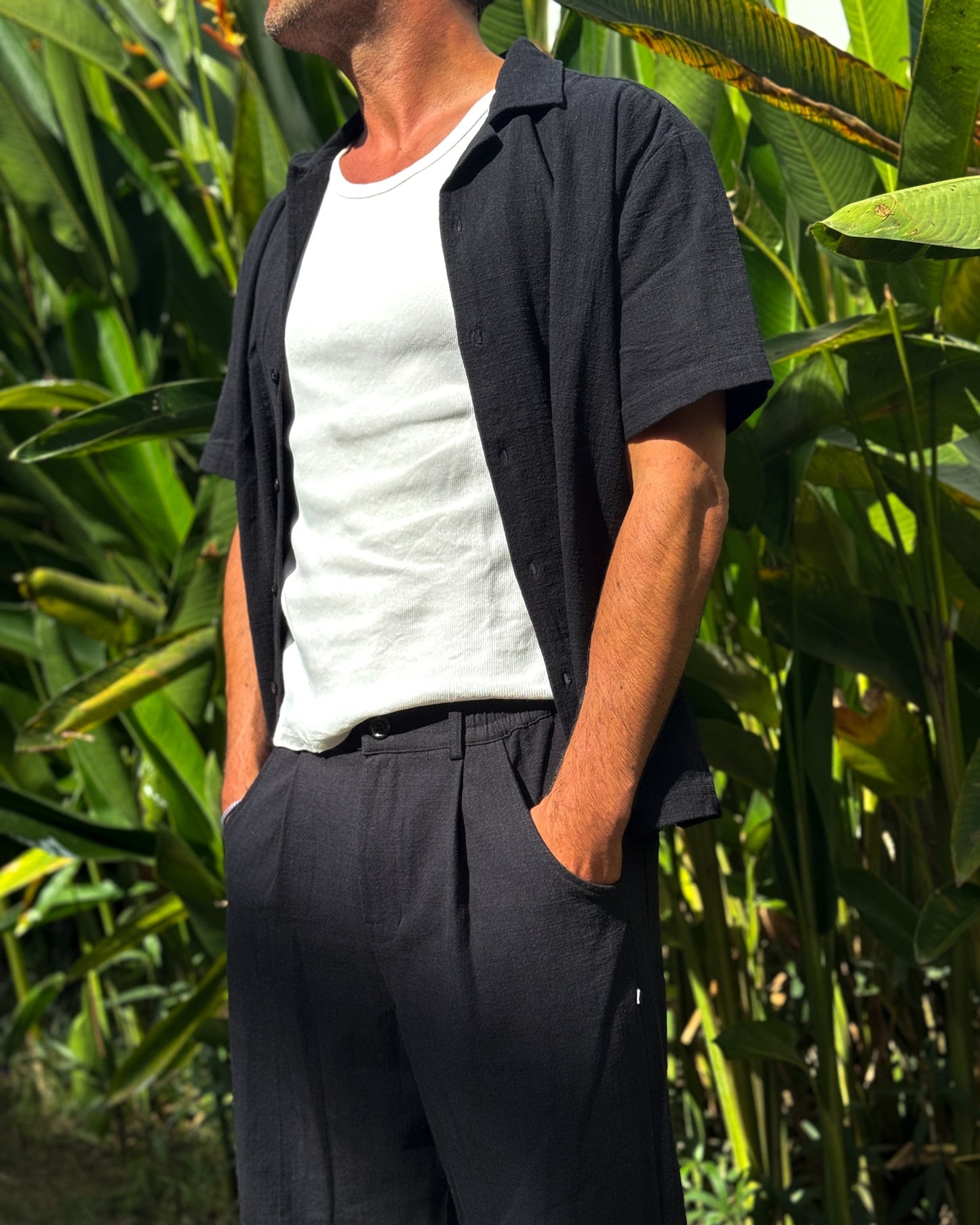 Washed Black | SHIRT MEN