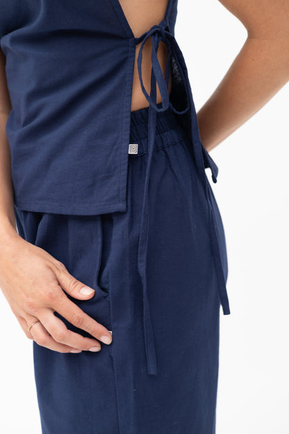 Navy Blue | STRING TOP