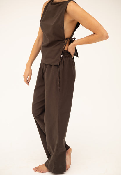 Chocolate Brown | STRING TOP