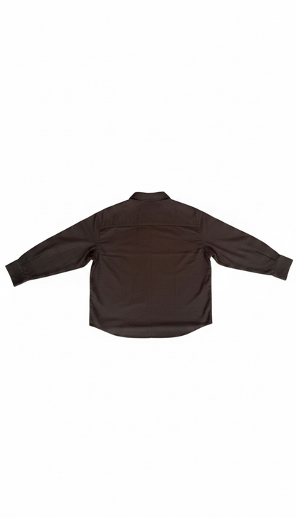 Chocolate Brown | LONG SLEEVE BLOUSE