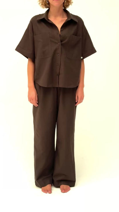 Chocolate Brown | BLOUSE